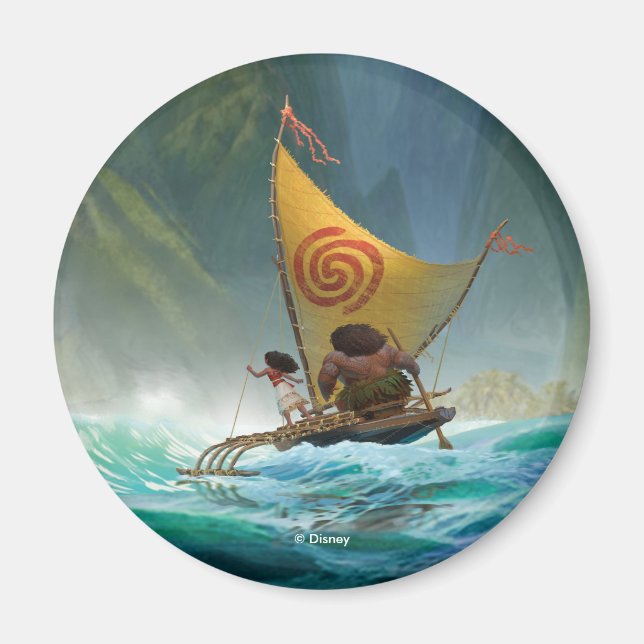 Moana | Discover Oceania Magnet (Front)