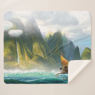 Moana | Discover Oceania Sherpa Blanket