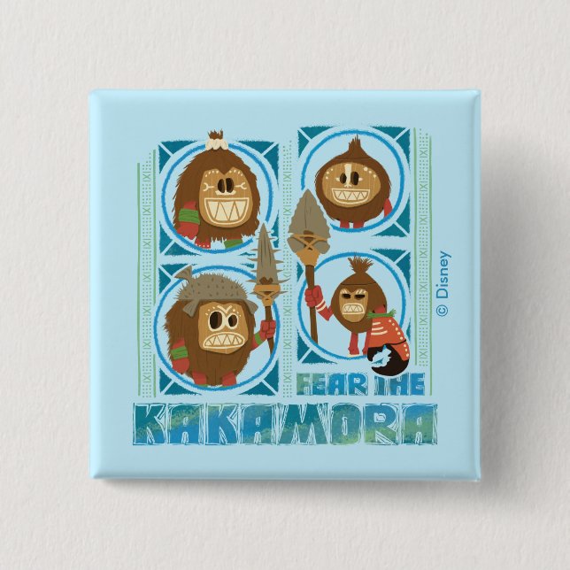 Moana | Fear The Kakamora Pinback Button (Front)