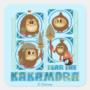 Moana Fear The Kakamora Square Sticker