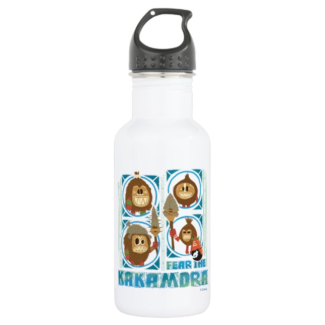 Moana | Fear The Kakamora Stainless Steel Water Bottle (Front)