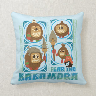 Moana   Fear The Kakamora Throw Pillow