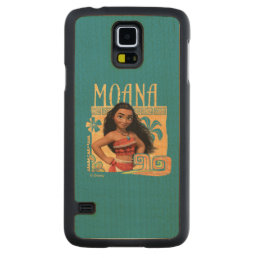 Moana | Find Your Way Carved Maple Galaxy S5 Slim Case