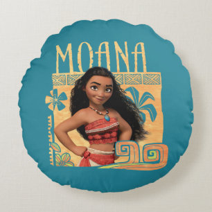 Moana   Find Your Way Round Pillow