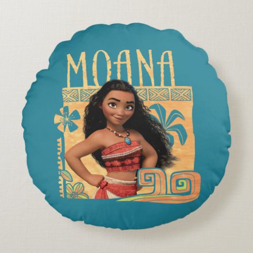 Moana  Find Your Way Round Pillow