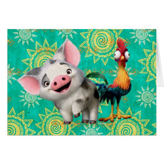 Moana | First Mate & Top Rooster Cards (Front Horizontal)