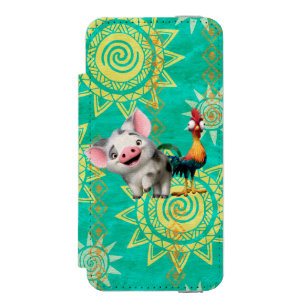 Moana   First Mate & Top Rooster Wallet Case For iPhone SE/5/5s