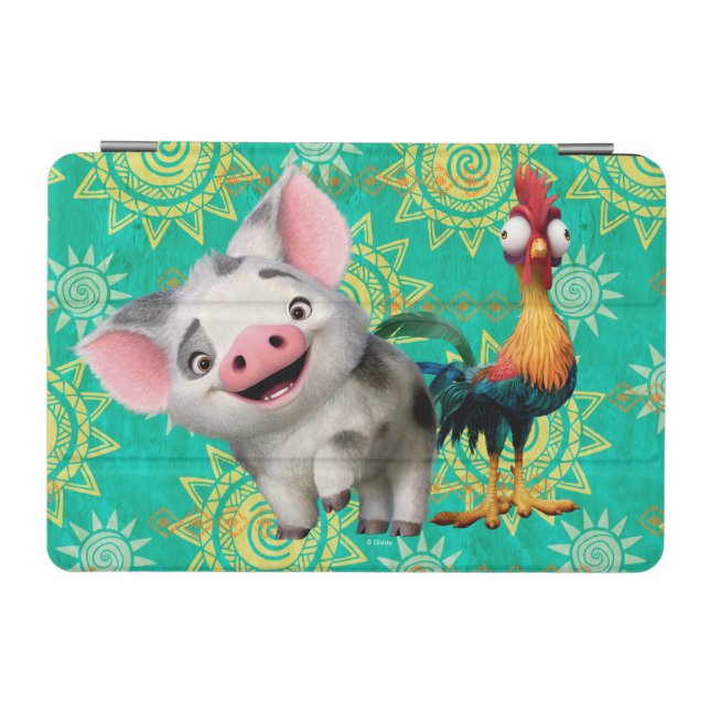 Moana | First Mate & Top Rooster iPad Mini Cover (Horizontal)