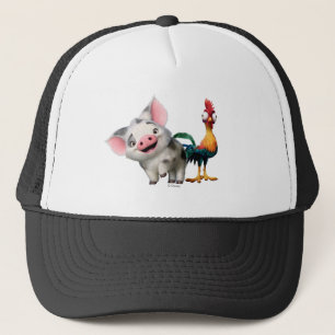 Moana First Mate & Top Rooster Trucker Hat