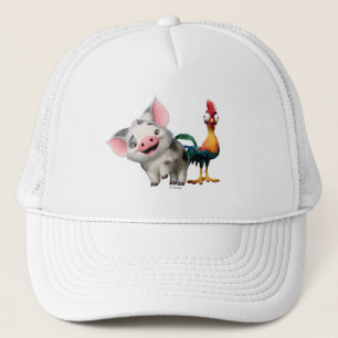 Moana First Mate & Top Rooster Trucker Hat