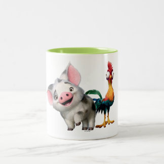 Moana | First Mate & Top Rooster Two-Tone Coffee Mug
