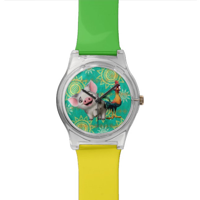 Moana | First Mate & Top Rooster Wrist Watch (Close Up)