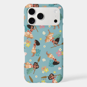 Moana Floral Pattern iPhone 17 Pro Max Case