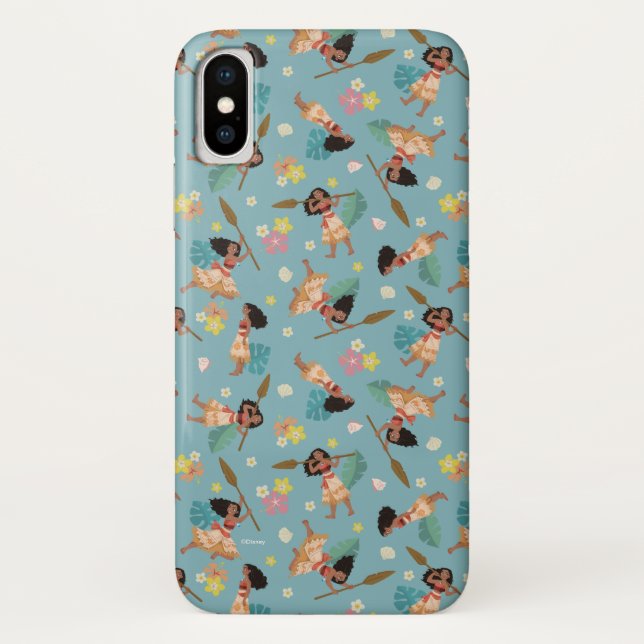 Moana | Floral Pattern Case-Mate iPhone Case (Back)