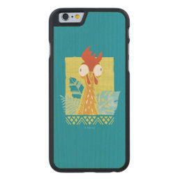 Moana | Heihei - I&#39;m In Charge Here Carved Maple iPhone 6 Case