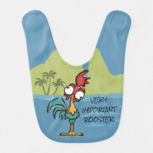 Moana   Heihei - Very Important Rooster Bib