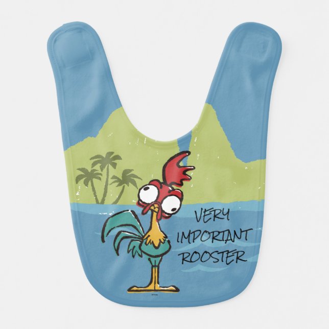 Moana | Heihei - Very Important Rooster Bib (Front)
