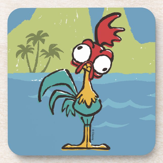 Moana | Heihei - Very Important Rooster Coaster (Front)