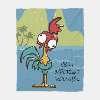Moana | Heihei - Very Important Rooster Fleece Blanket