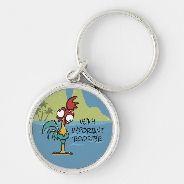 Moana | Heihei - Very Important Rooster Keychain (Front)