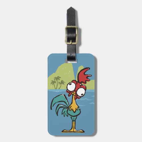 Moana  Heihei _ Very Important Rooster Luggage Tag