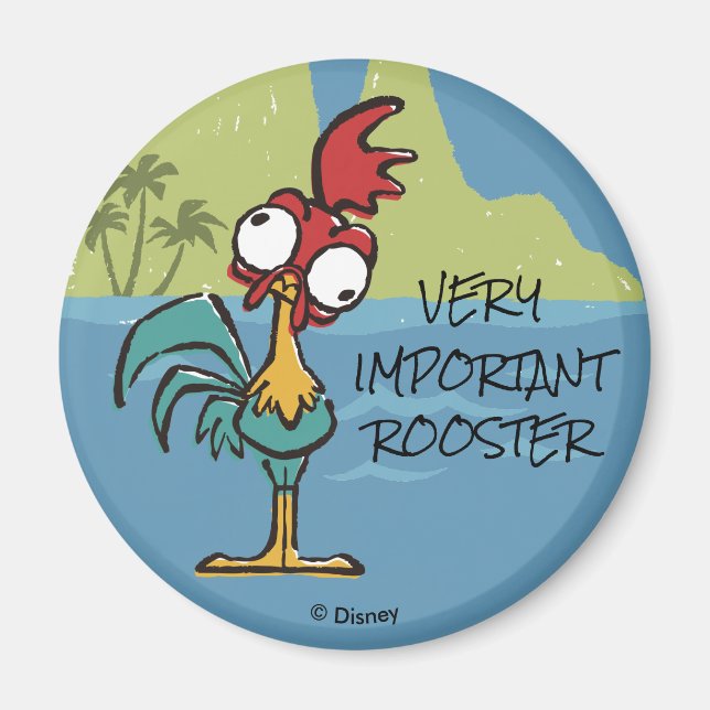 Moana | Heihei - Very Important Rooster Magnet (Front)