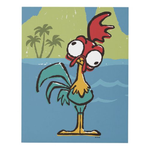 Moana  Heihei _ Very Important Rooster Panel Wall Art