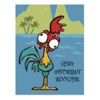 Moana | Heihei - Very Important Rooster Postcard