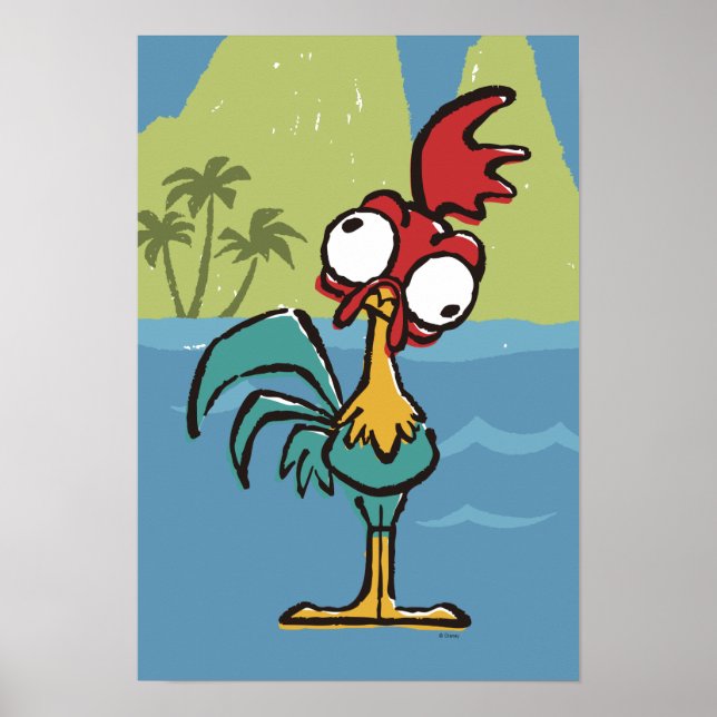 Moana | Heihei - Very Important Rooster Poster (Front)