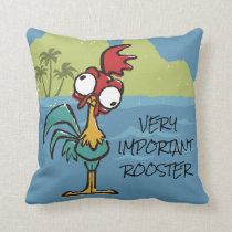 Moana | Heihei - Very Important Rooster Throw Pillow