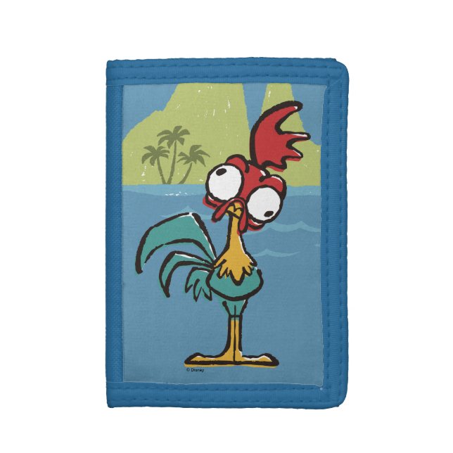 Moana | Heihei - Very Important Rooster Tri-fold Wallet (Front Vertical)