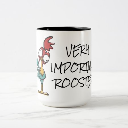 Moana | Heihei - Very Important Rooster Two-tone Coffee Mug