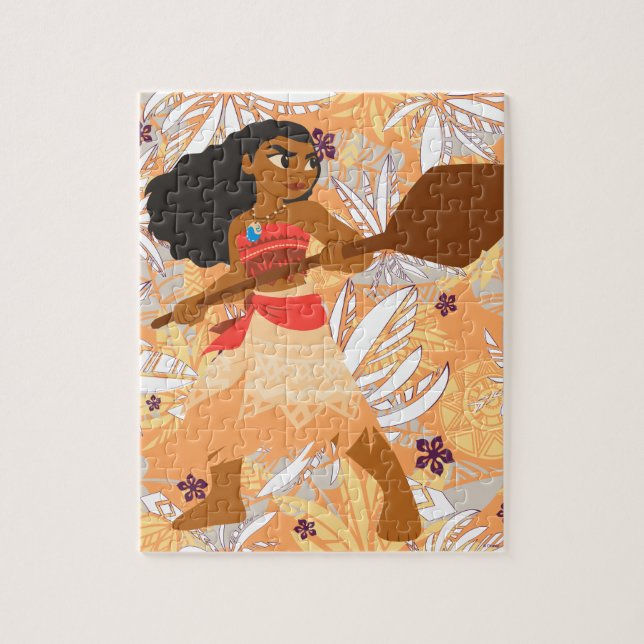 Moana Holding Oar Jigsaw Puzzle (Vertical)