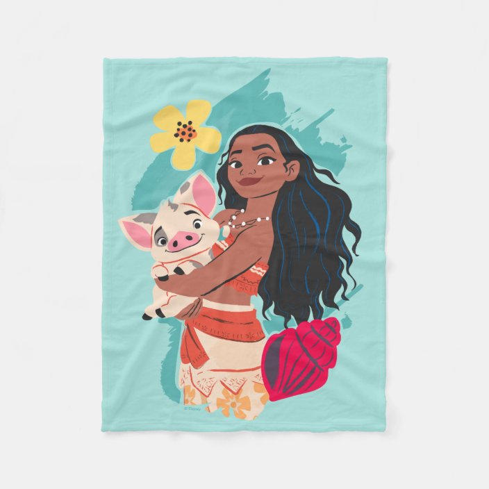 disney moana fleece blanket