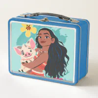 Moana, Pua & Heihei - Silhouette Metal Lunch Box