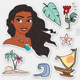Moana Icons Sticker