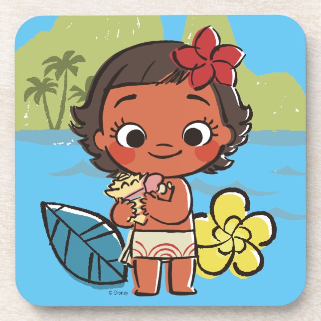 Moana | Island Daughter Beverage Coaster (Front)