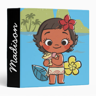 Personalize Your Own Disney Moana Binder Stay Organized Today Zazzle