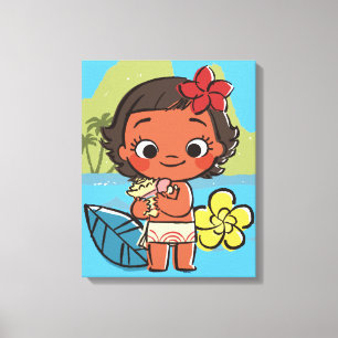 Moana Island Daughter Canvas Print