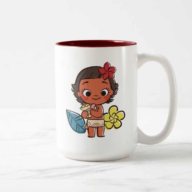Moana | Island Daughter Two-Tone Coffee Mug (Right)