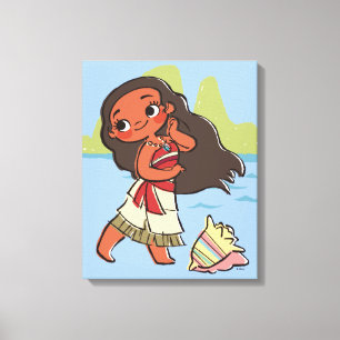 Moana Island Girl Canvas Print