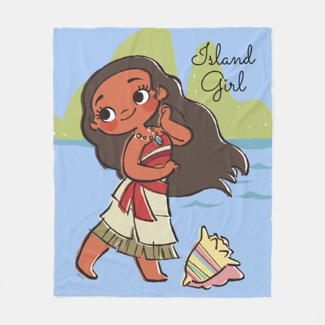 Moana | Island Girl Fleece Blanket (Front)