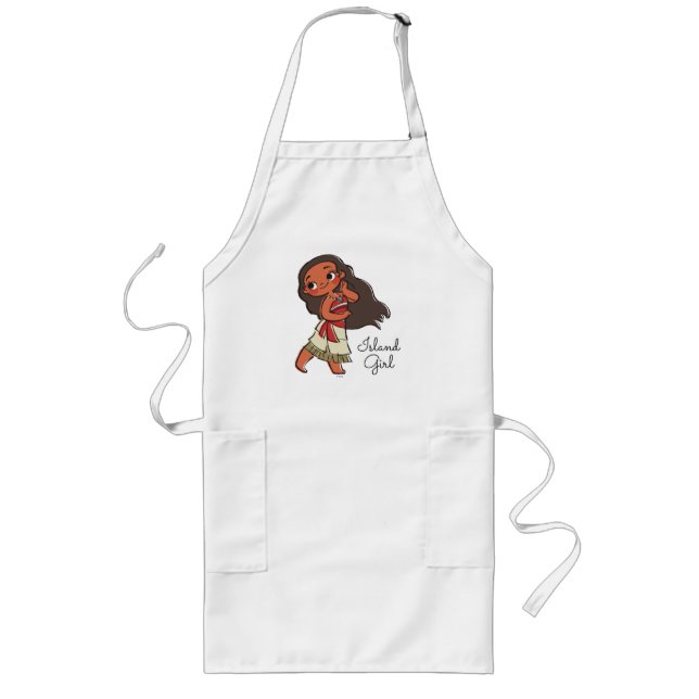 Moana | Island Girl Long Apron (Front)
