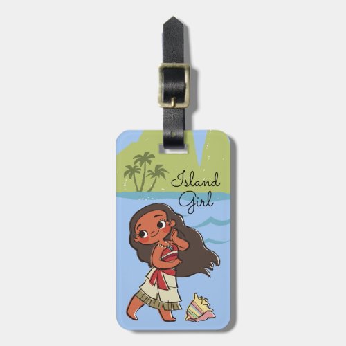 Moana  Island Girl Luggage Tag