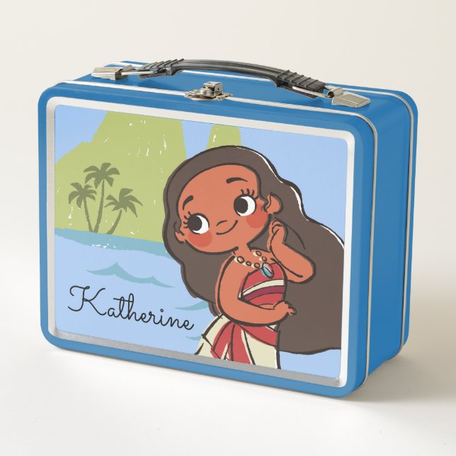Moana | Island Girl Metal Lunch Box (Front)