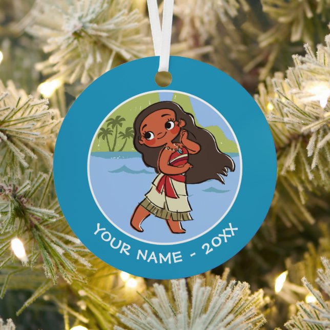 Moana | Island Girl Metal Ornament (Insitu)