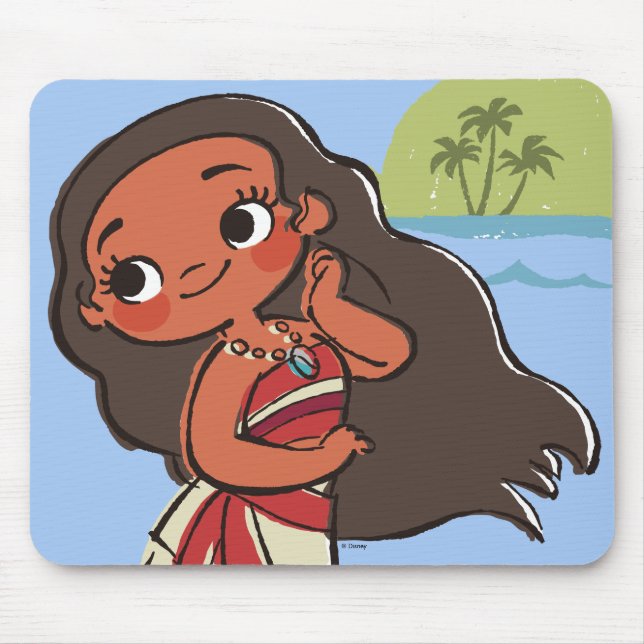 Moana | Island Girl Mouse Pad (Front)