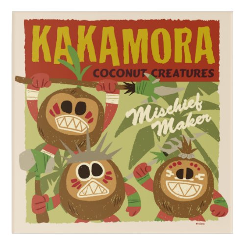 Moana  Kakamora _ Coconut Creatures Acrylic Print