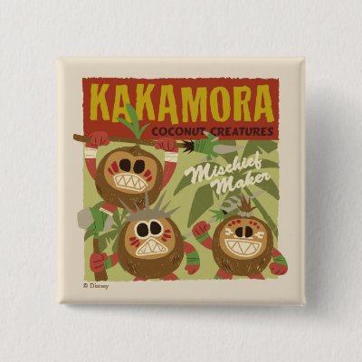 Moana | Kakamora - Coconut Creatures Pinback Button