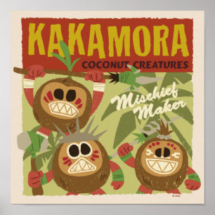 Moana Kakamora - Coconut Creatures Poster